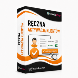 Ręczna autoryzacja konta klienta w Prestashop