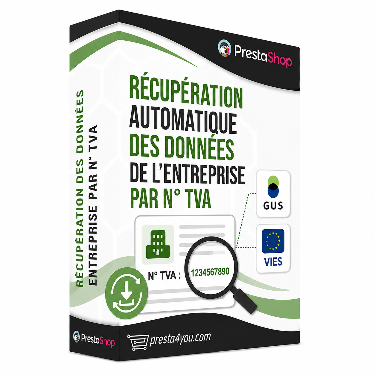 Récupération automatique des données d'entreprise par numéro fiscal