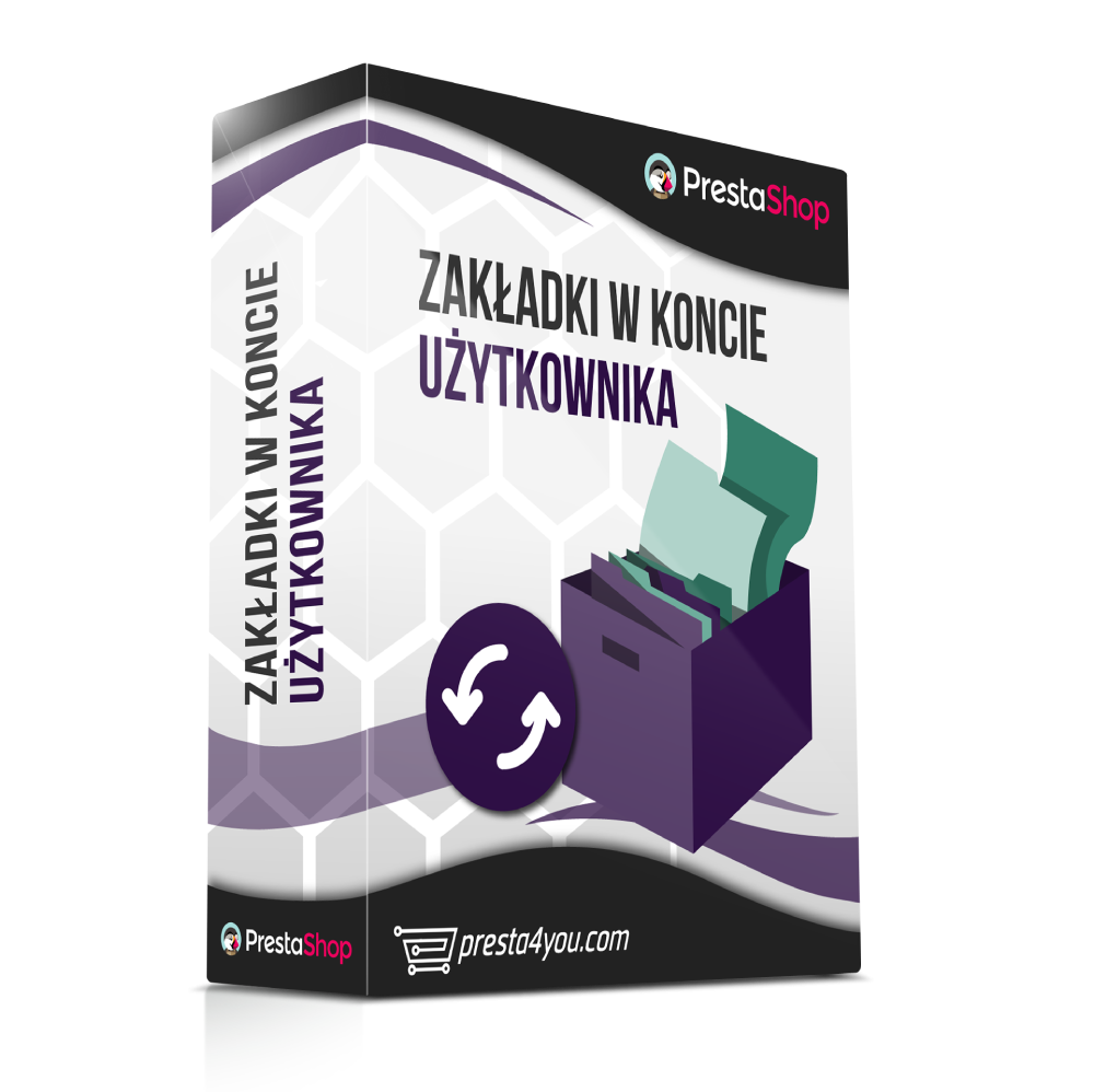 Moduł Zakładki w koncie klienta PrestaShop