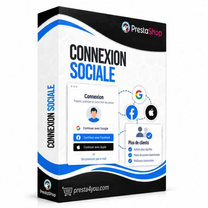 Connexion via les réseaux sociaux