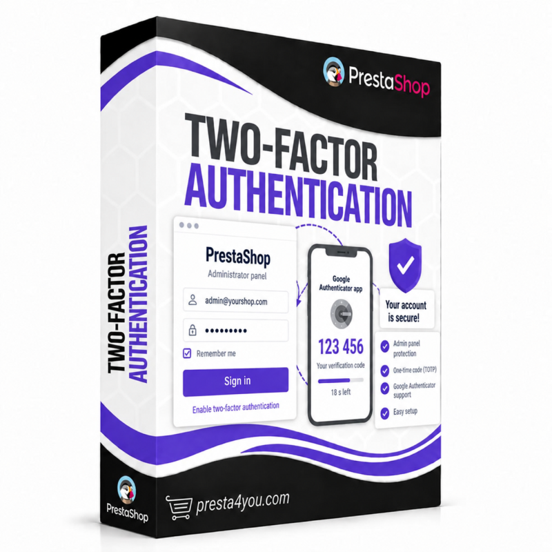 Two-factor authentication for the admin panel